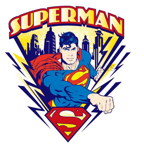 Superman T-shirts Iron On Transfers N4675 - Click Image to Close